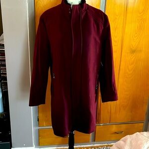 Beautiful dress coat burgundy